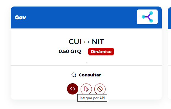 Botón integrar por API